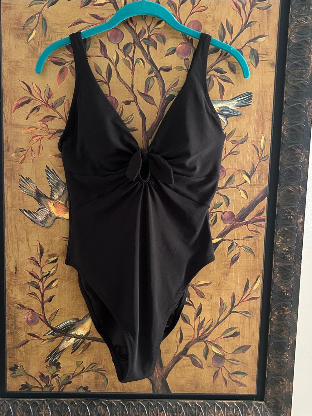 🌸 Robin Piccone Ava plunge one piece swimsuit 10 - Picture 2 of 3
